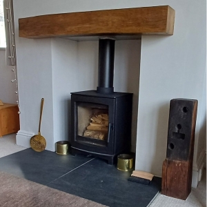 Reclaimed Oak Mantle Beam
