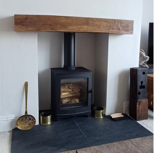 Reclaimed Oak Mantle Beam 1 Thumb