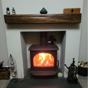 Pitch Pine Mantle Beam
