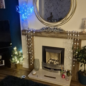 Pine beam fire surround 2 Thumb